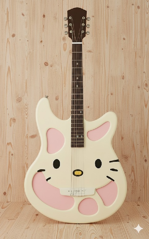 Hello Kitty Electric Guitar